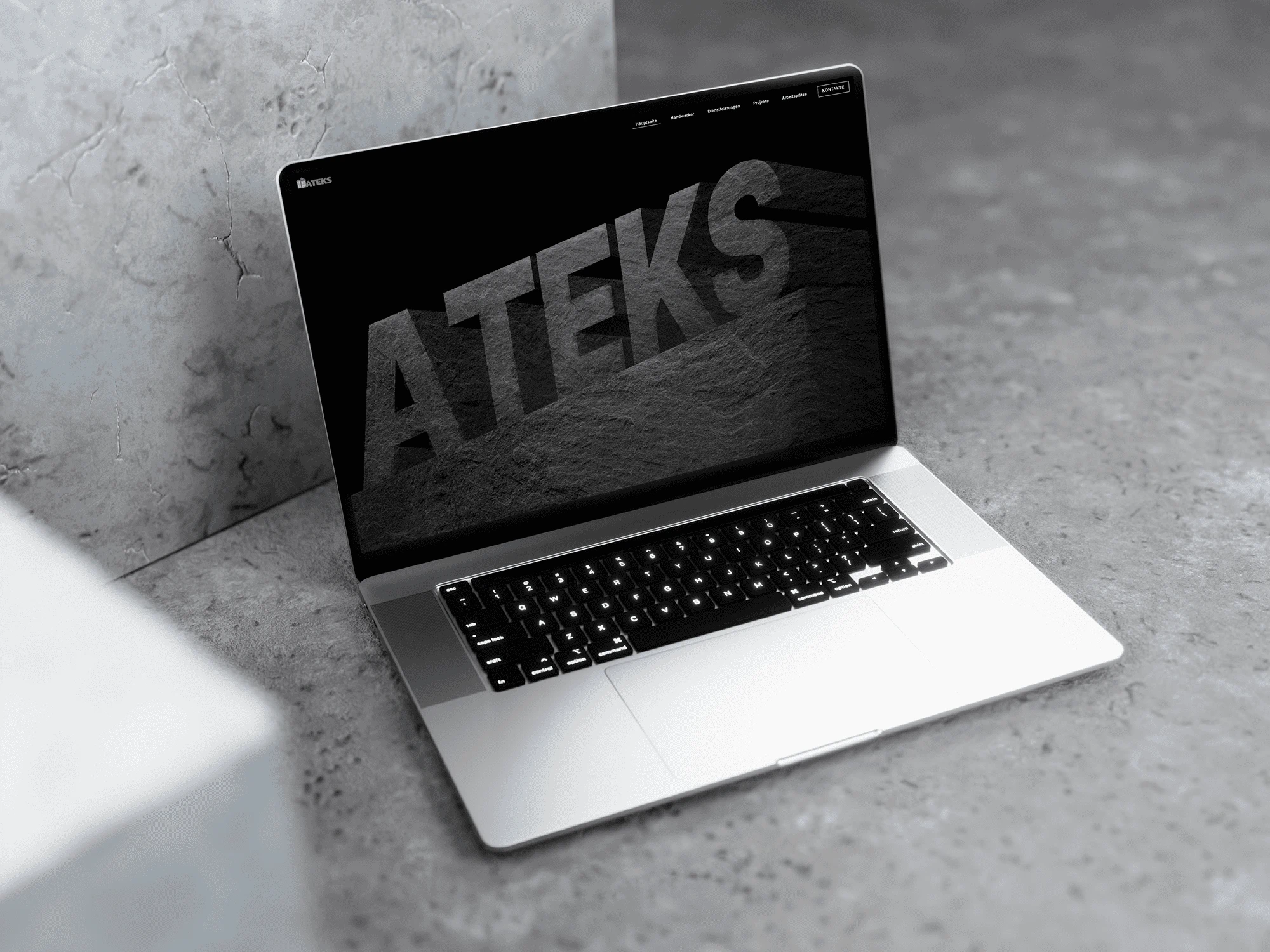 Screenshot of the ATEKS project